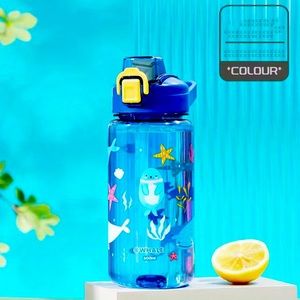 Canyton whales 🐳 and starfish kids water bottle